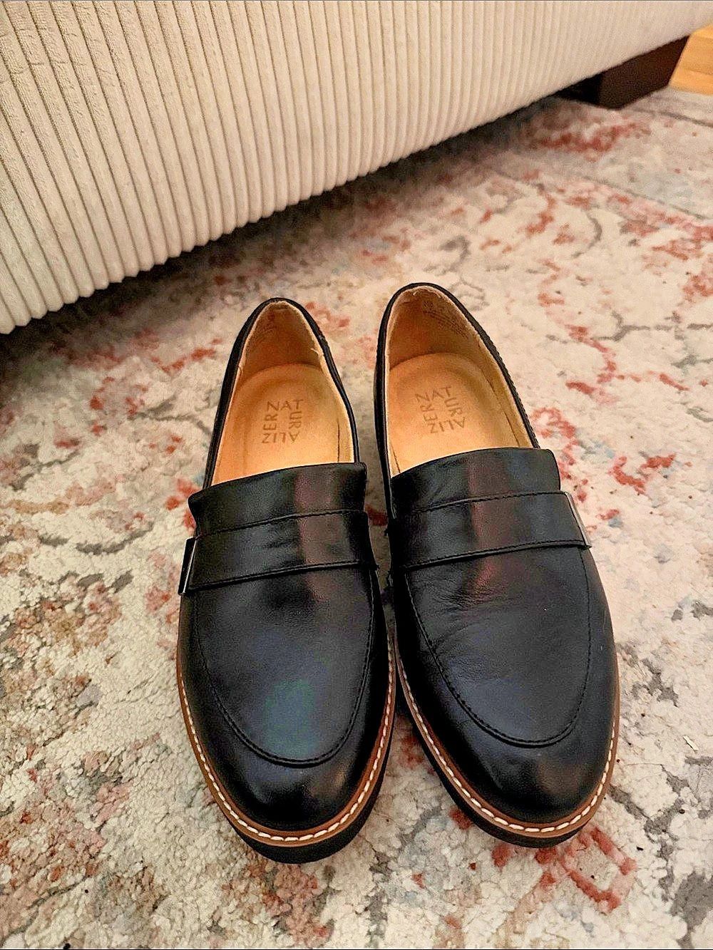 Naturalizer Adiline Platform Loafer Black
